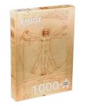 Puzzle Enjoy de 1000 de piese - Omul Vitruvian - 1t